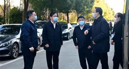 省委常委、苏州市委书记蓝绍敏来到尊龙手机官方网站-尊龙(中国)调研